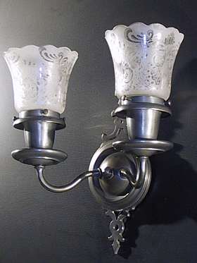 Pair of Double Arms Sconces